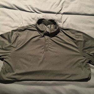 01. ALGO Men's Gray Polo Shirt